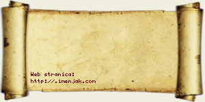 Staša Zimonjić vizit kartica